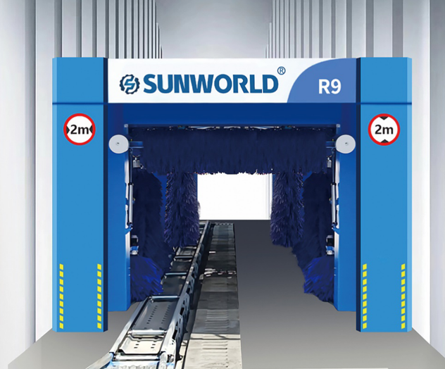 SUNWORLD R9  9 Brushes Automatic Tunnel Car Wash System 